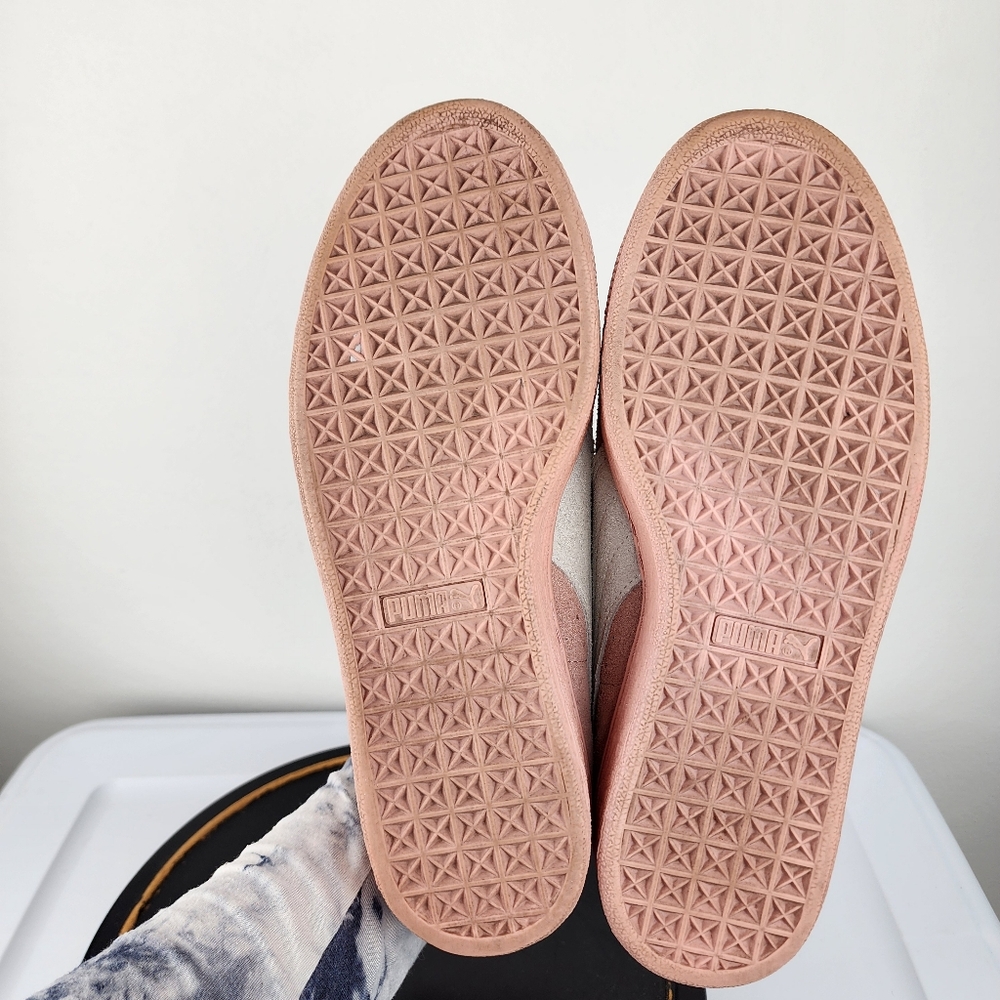 Puma Women's Suede Classic Sneakers in Dusty Pink Size 9.5 - Picture 6 of 12